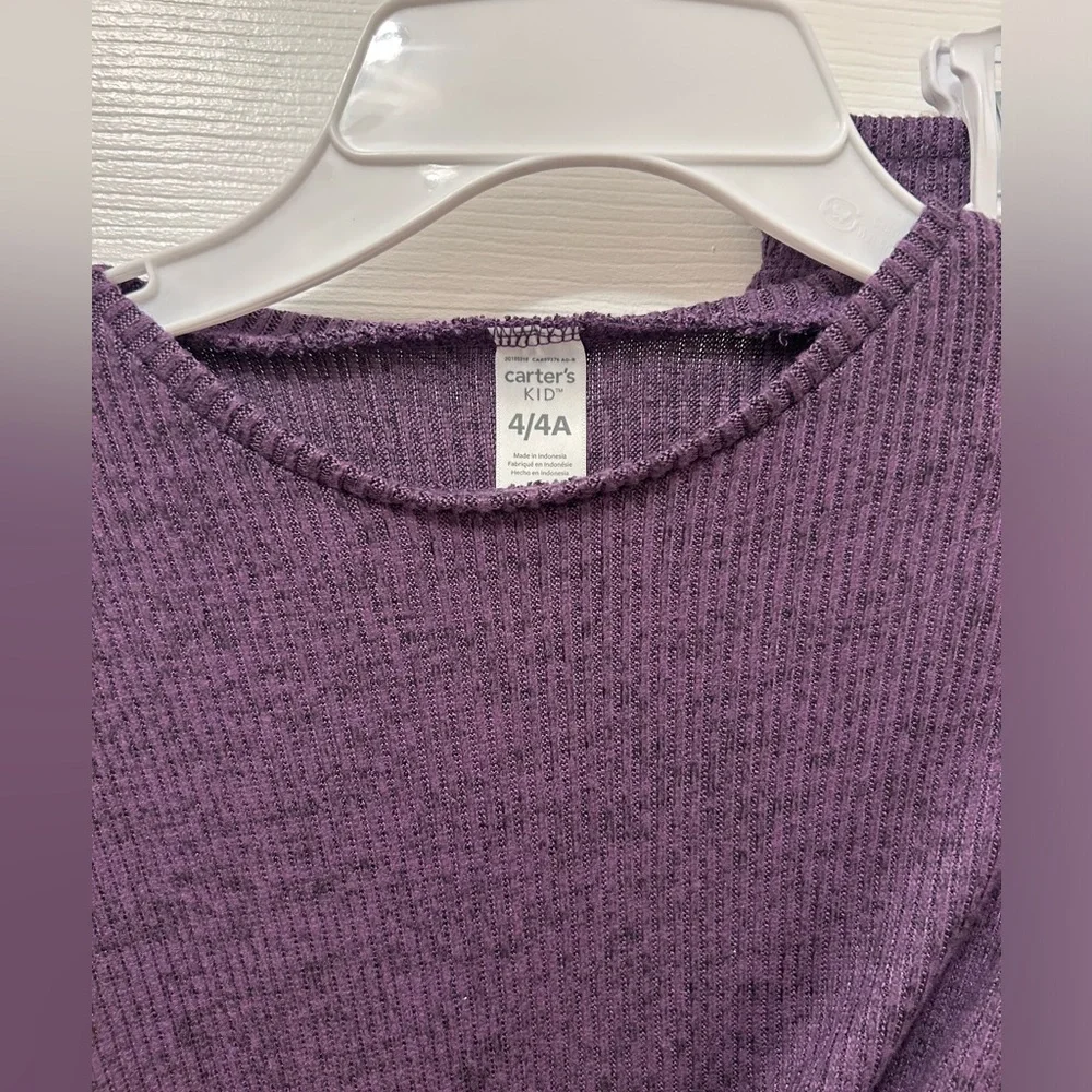 Carter’s girls size 4 purple outfit NWT - Picture 2 of 2
